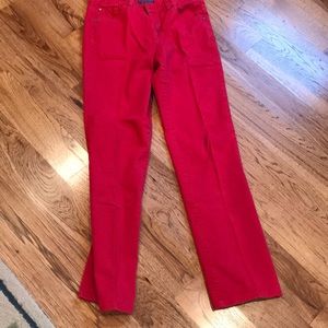 Red jeans